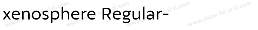 xenosphere Regular字体转换